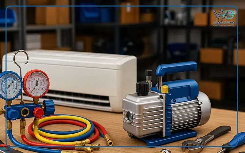 وکیوم کردن؛ مرحله‌ای طلایی برای تضمین کیفیت سرمایش